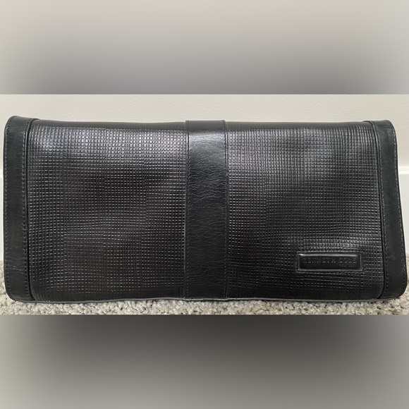 Kenneth Cole Black Leather Clutch - Picture 2 of 13